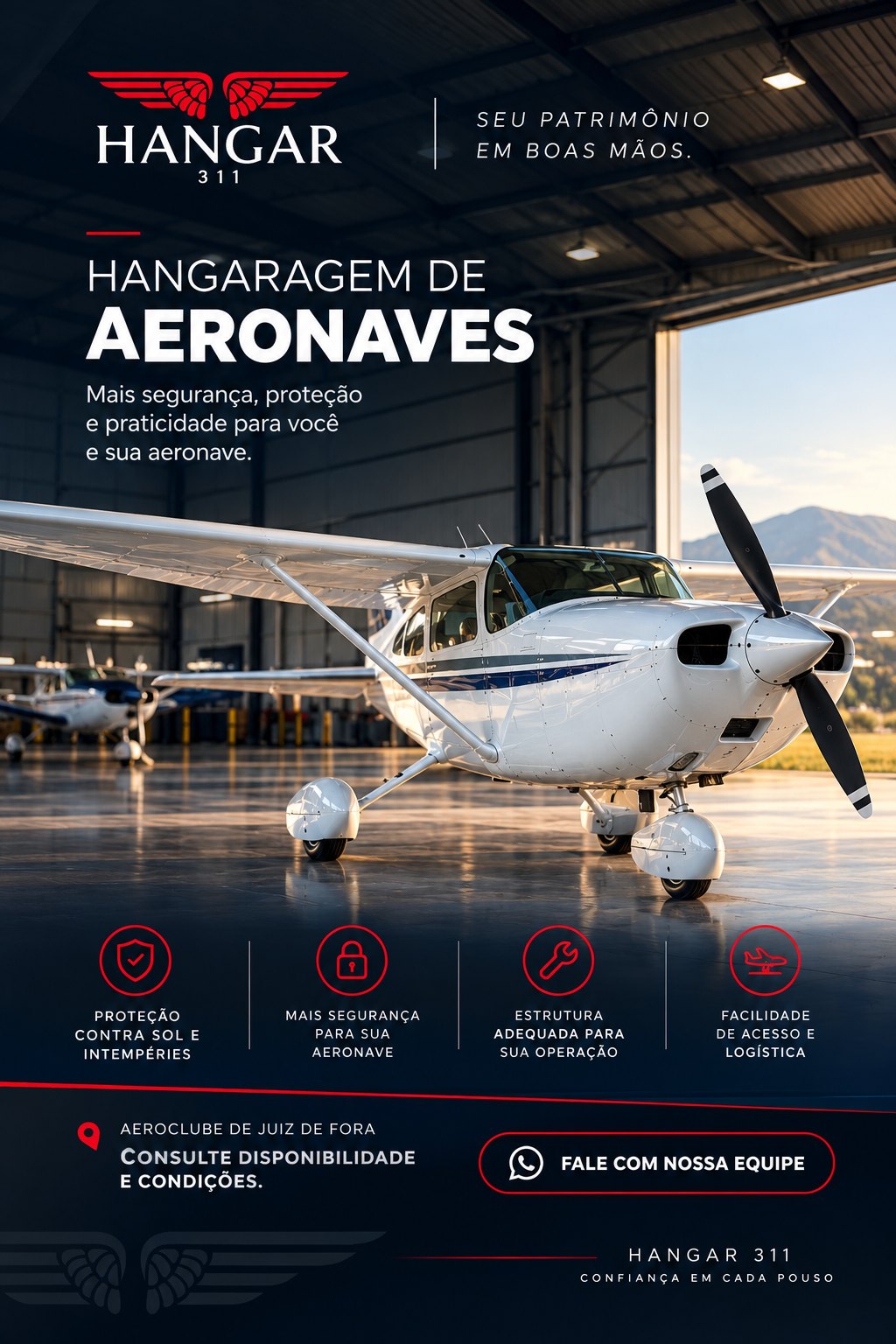Arte Hangaragem de aeronaves